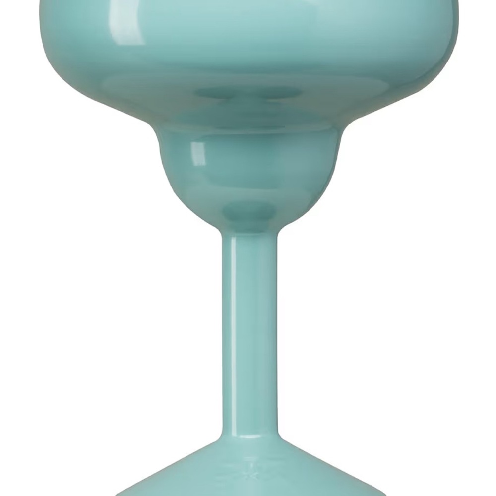 Orca Rita Teal Margarita Glass
